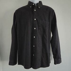 Zara Black Denim Shirt